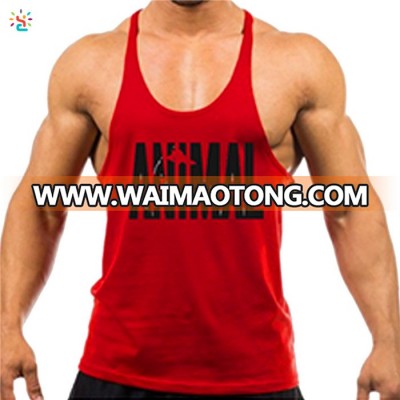 Custom print workout tank tops men gym tank top Stringer Bodybuilding fitness vest sleeveless shirt