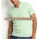 100% cotton Men's V-neck t-shirts