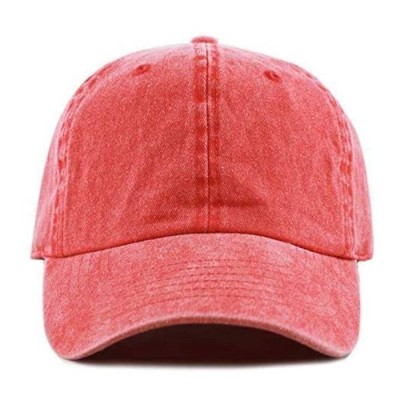 Men Women Plain Cotton Adjustable Washed Twill Low Profile Baseball Cap Hat Custom Logo Printing Cap Wholesale