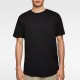 Custom logo 100% cotton blank plain oversize longline tee for men