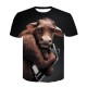 2021 Trends Hot Sale Funny 3D Cow Print Mens Tee Shirts